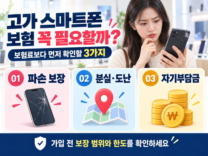 200만 원 넘는 스마트폰 수리비 폭탄, 보험 안 들면 정말 손해일까?