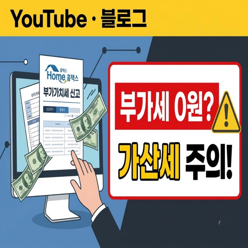 애드센스 부가세 0원인데 가산세 폭탄? 유튜버 영세율 신고 안 하면 생기는 일 (940306 vs 921505)