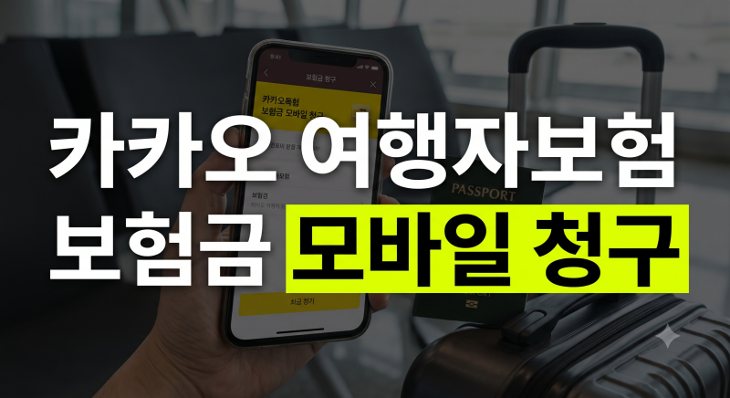 카카오 여행자보험 청구 방법 총정리 | 필요서류·기간·지연·결항·병원비·파손