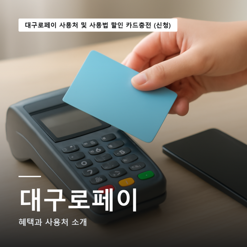 대구로페이 사용처 및 신청 방법 알아보기 (가맹점/9월)