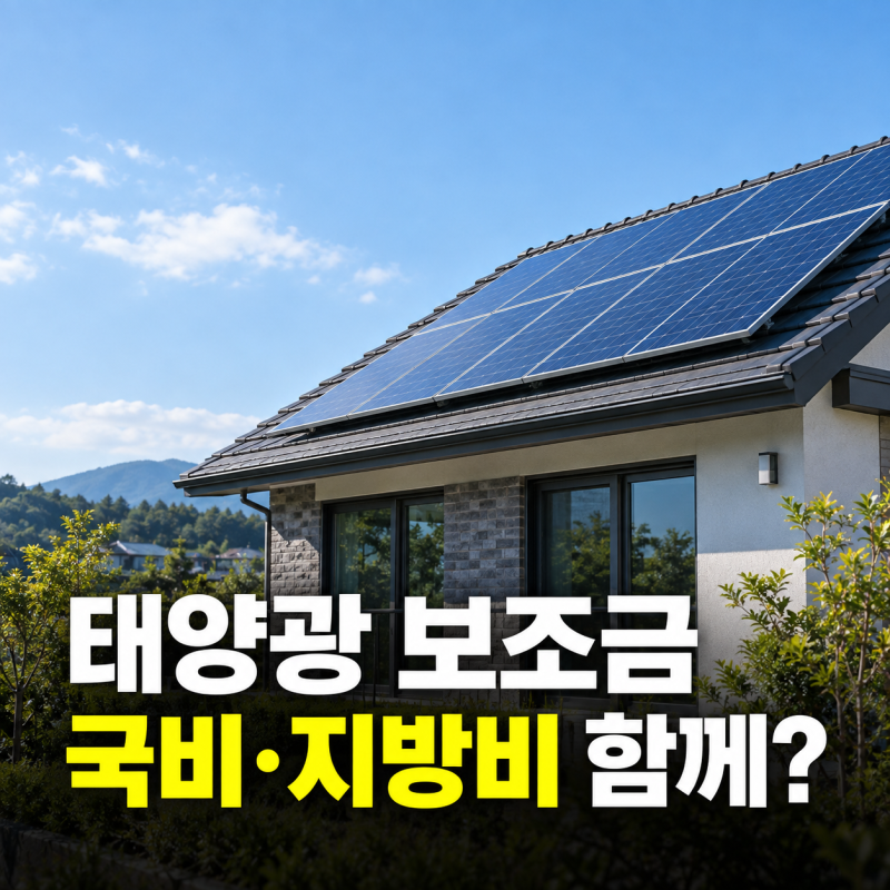 태양광 보조금, 국비와 지방비 중복 수령의 모든 것