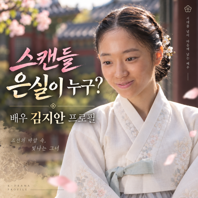 스캔들 은실이 누구? 김지안 프로필·출연작, 2화 4화 화제 장면까지