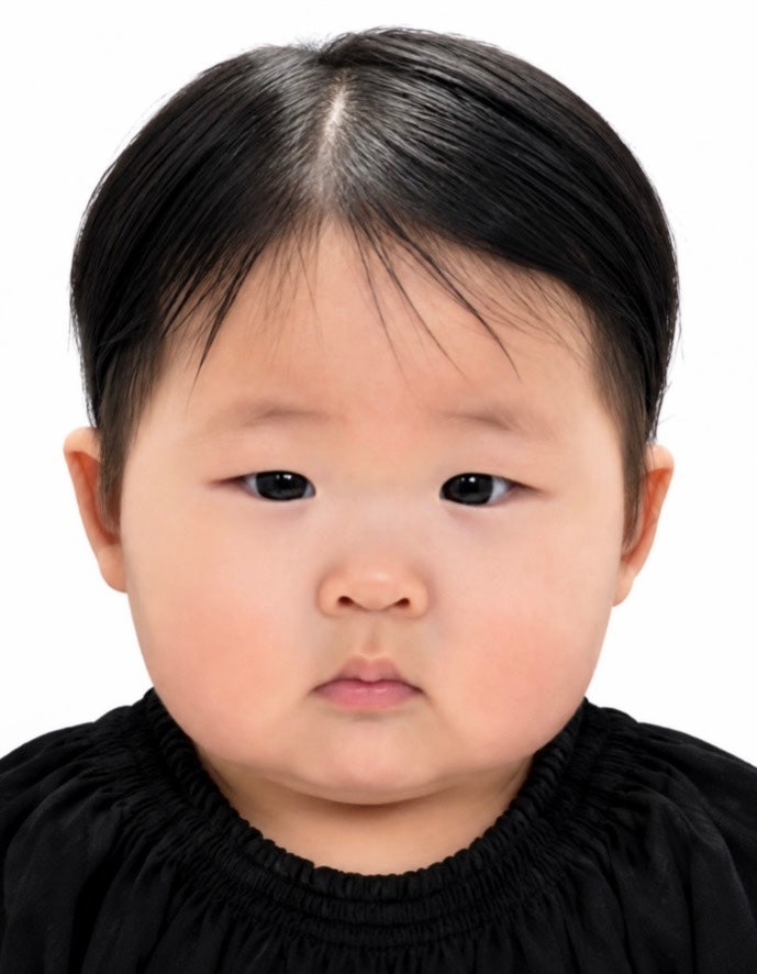 7개월 아기 | 2천원으로 돌 전 아기 셀프 여권 사진 찍는 법(feat. 폰 카메라, 챗 gpt 프롬프트, ....