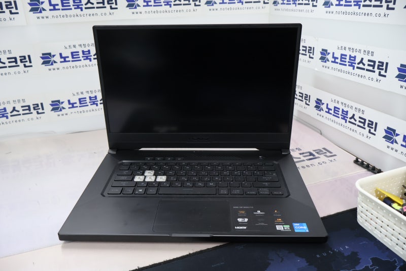 아수스노트북액정수리 ASUS TUF Dash FX516PM-HN015 화면 안 나오는 증상, 액정 테스트에서 확인한 ....