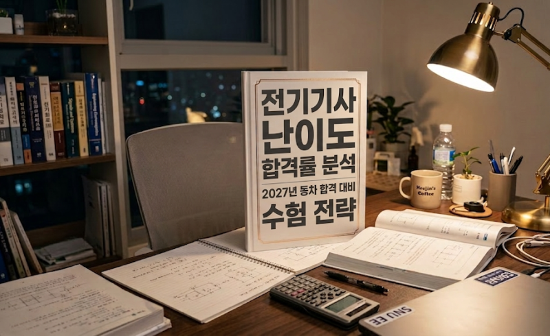 전기기사 난이도 합격률 분석 2027년 동차 합격 대비 수험 전략