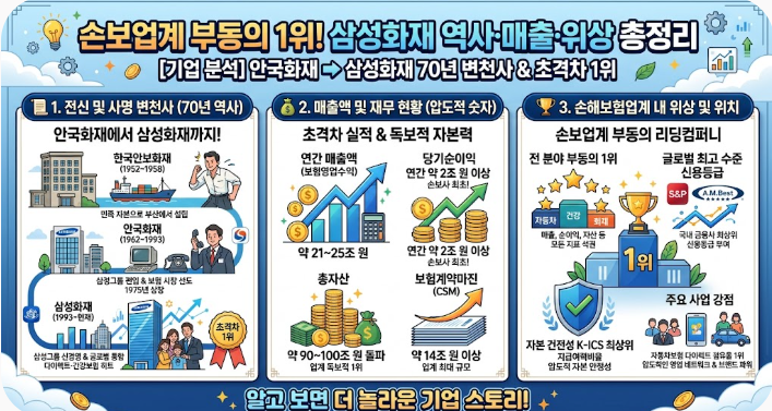 [기업 알아보기] '삼성화재 다이렉트' 초격차 1위 기업의 진짜 스펙