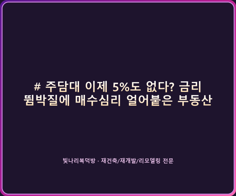 주담대 이제 5%도 없다? 금리 뜀박질에 매수심리 얼어붙은 부동산 시장.(feat 21-22 평행이론, 금....