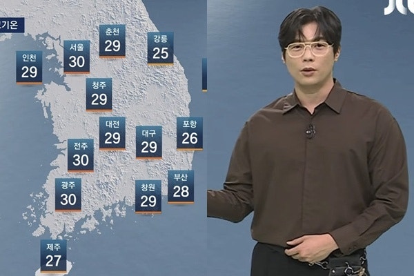 훈남 기상캐스터 최다니엘, 날씨 예보에 담긴 흥미로운 이야기와 스타일링 지수