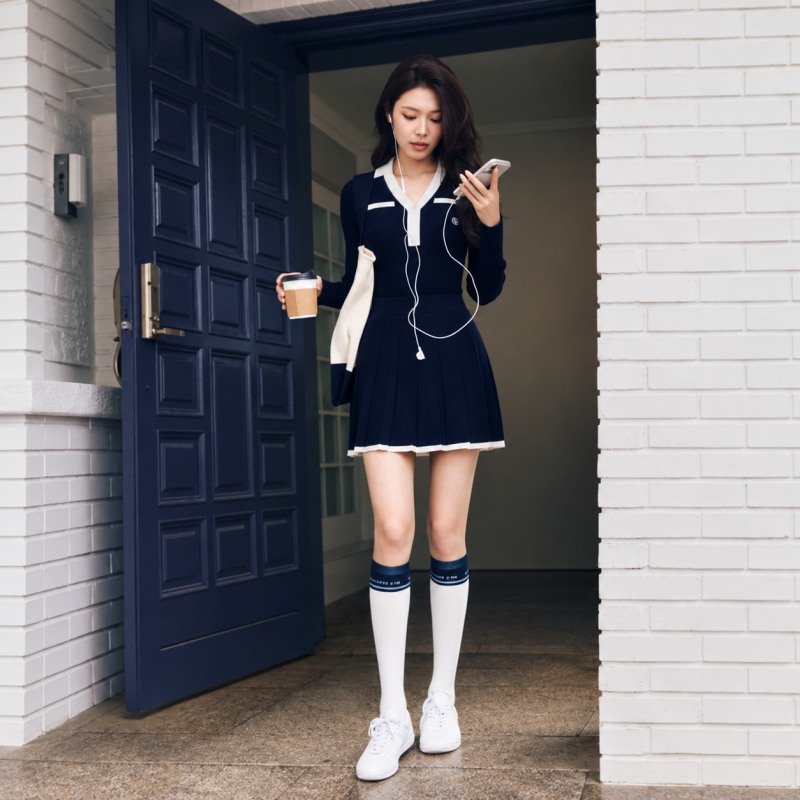 “직접 만들고 직접 입었다!” 최수영 첫 골프웨어 협업, 실제 착장은?
