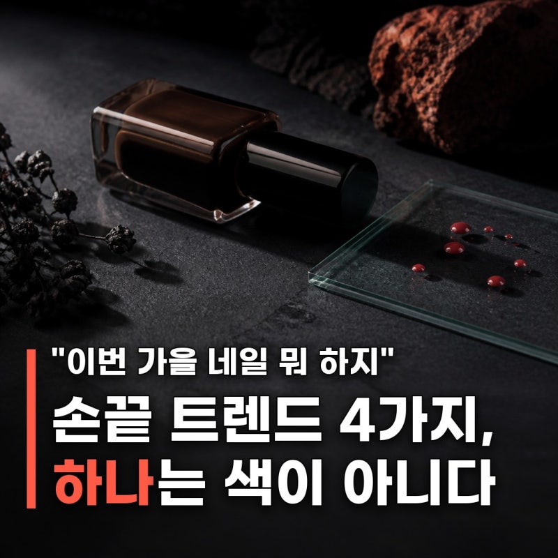 "가을 네일 또 뭘 바르지"… 올가을 손끝에 오른 4가지, 딱 하나는 색조차 아니다