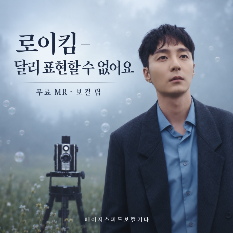 로이킴 달리 표현할 수 없어요 +무료 MR｜가사 의미와 축가 보컬 팁