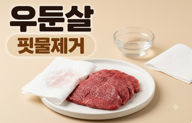우둔살 핏물제거 꼭 해야 할까? 요리별 핏물 빼는 방법과 시간