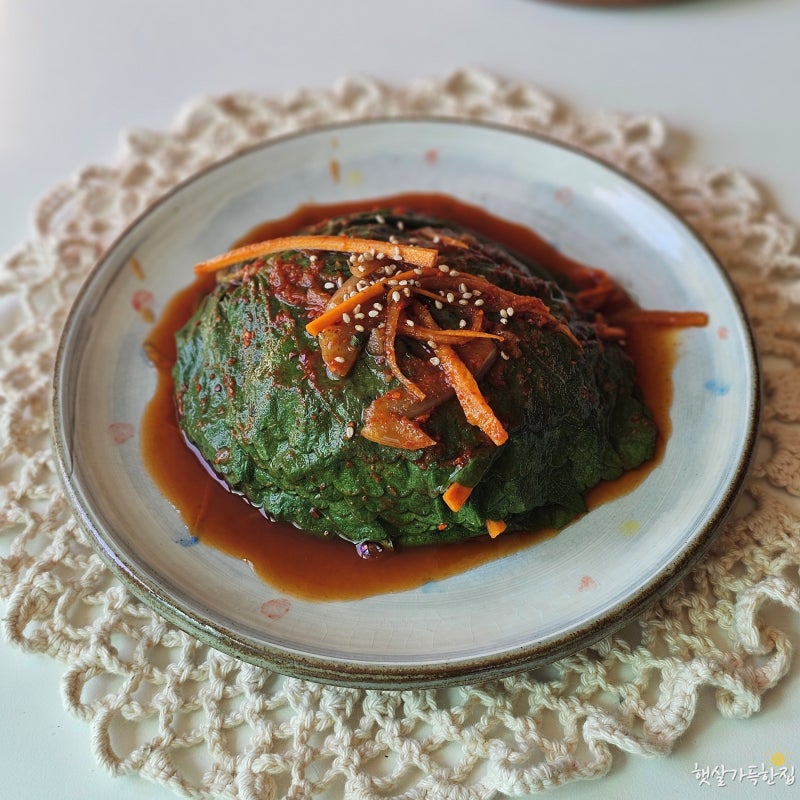 깻잎김치 만들기 짜지않은 간장깻잎양념장
