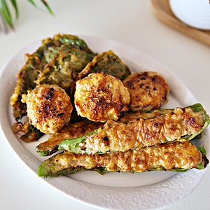 동그랑땡 반죽 레시피 하나면 끝! 깻잎전부터 고추전까지 한 번에 만들기
