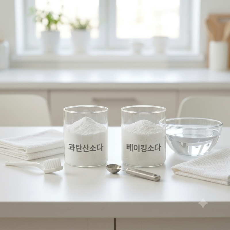 과탄산소다 베이킹소다 섞으면 효과 2배일까? 차이와 사용법의 진실