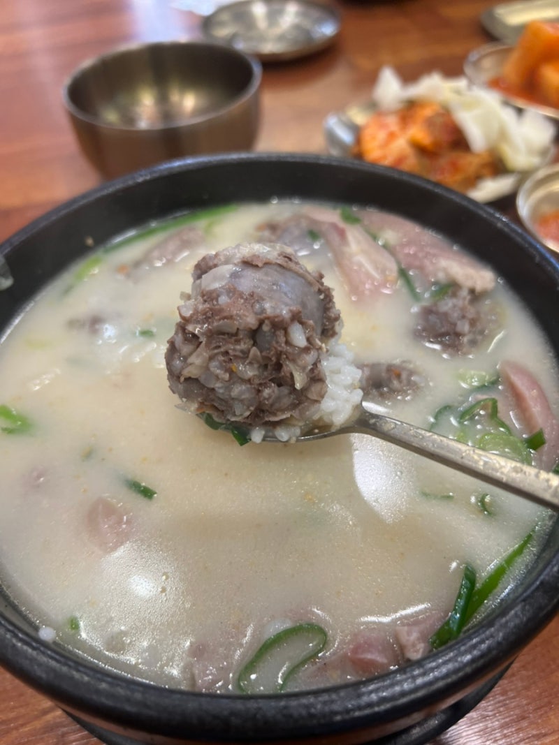 [수지구청역 맛집] 주차 편하고 어린이 세트까지 대만족했던 '옛날경성순대국 수지구청점' ....