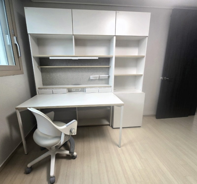 초등학생 책상 데스커 1400폭 6단 멀티책상세트, 초1 아이가 직접 써본 후기
