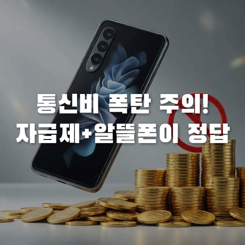 갤럭시Z폴드8울트라 자급제 알뜰폰 조합, 모르고 사면 통신비 폭탄 맞는 이유