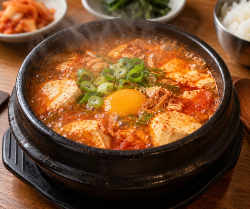 순두부찌개 끓이는법 국물 진하게 내는 순서와 순두부찌개 칼로리까지 정리했어요