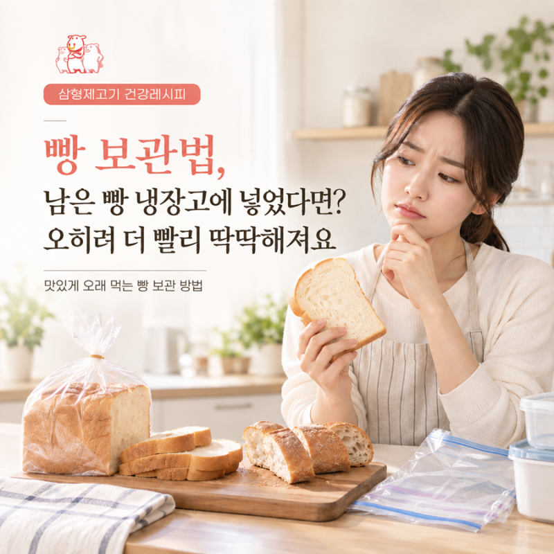 빵 보관법, 남은 빵 냉장고에 넣었다면? 오히려 더 빨리 딱딱해져요