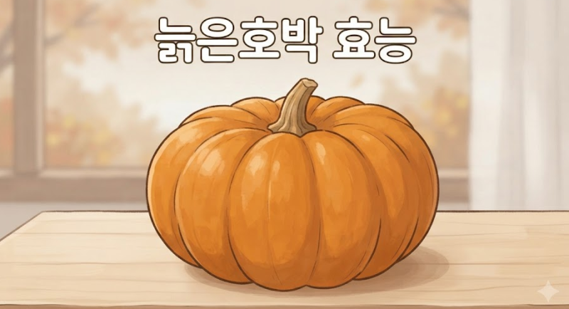 늙은호박 효능, 붓기 관리부터 영양 알아보기