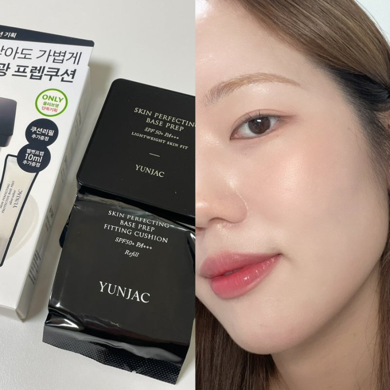 연작 스킨퍼펙팅 베이스프랩 피팅 쿠션 19엔 라이트 복합성의 촉촉한 글로우 쿠션