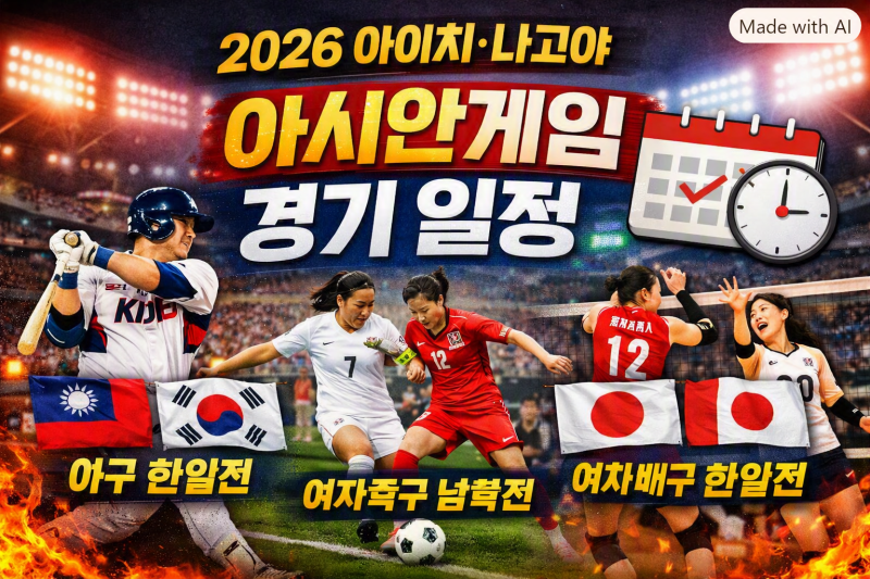 아시아게임 오늘의 경기일정 9/22