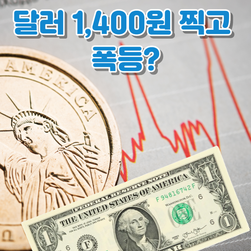 1,380원대 훌쩍 넘어선 원. 달러 환율 전망, 정말 1,400원 찍고 폭등할까?