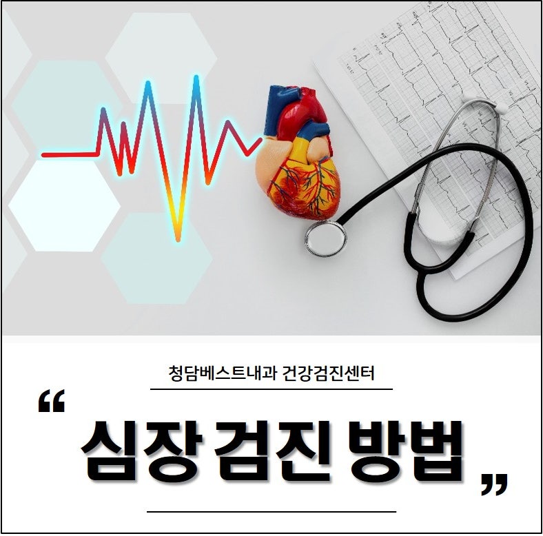 대표적인 심장 이상 증상과 건강검진 시 받아볼 수 있는 심장 검사 종류
