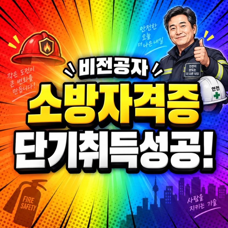 소방 관련 자격증 종류 알아보다 비전공자인데도 소방설비기사 취득해 이직했어요