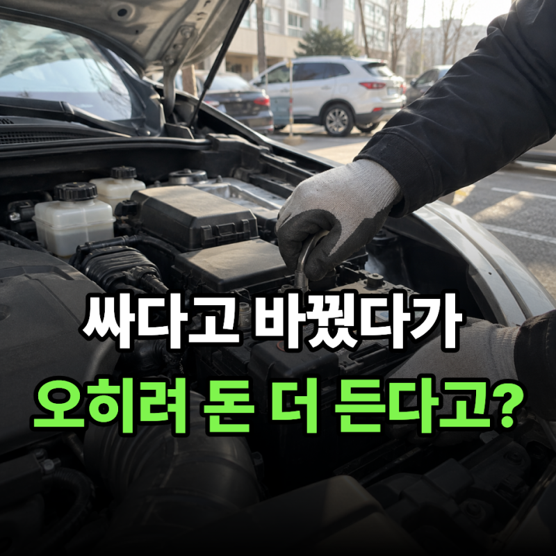 자동차배터리 교체비용은 왜 다를까? 차종별로 달라지는 항목 정리