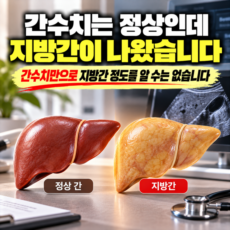 건강검진 지방간인데 AST ALT 정상이라면 괜찮을까