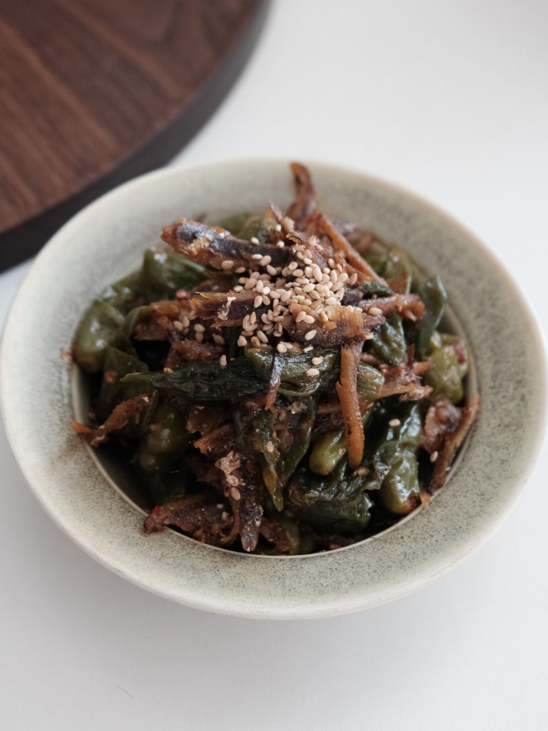 꽈리고추 멸치조림 레시피 국멸치 꽈리고추조림 반찬거리 만들기