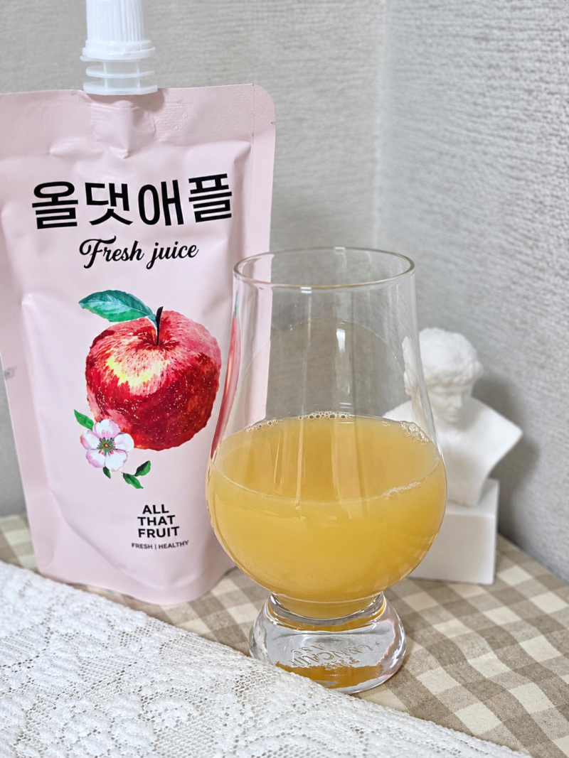 청송사과즙 원물100% 올댓애플 선택이유 찐 사과맛에 놀람