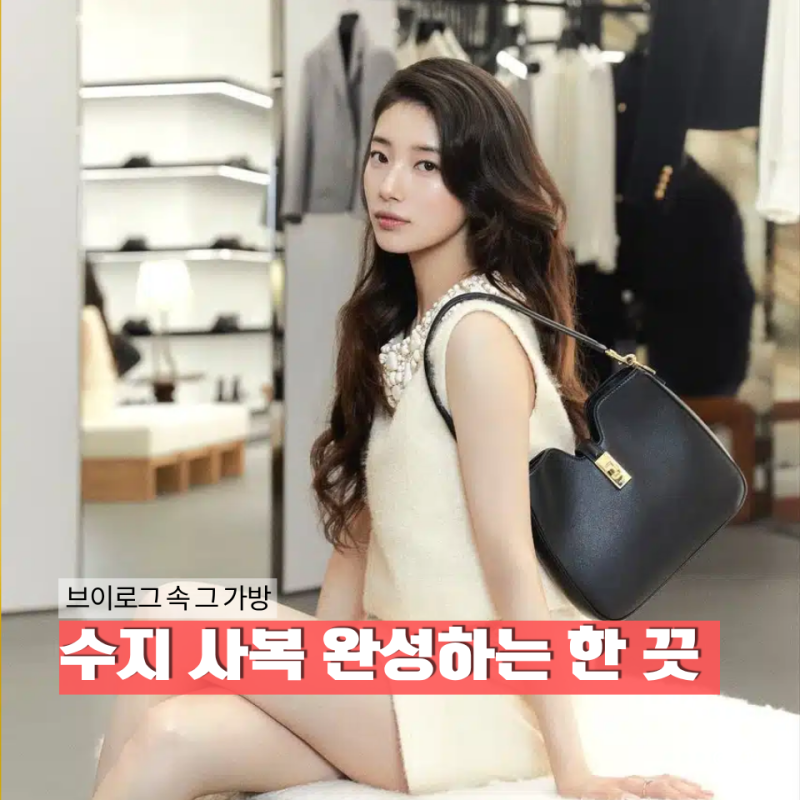 수지 최애백 브이로그 사복 속 가방 모아보니 셀린느 데일리백 TOP 7