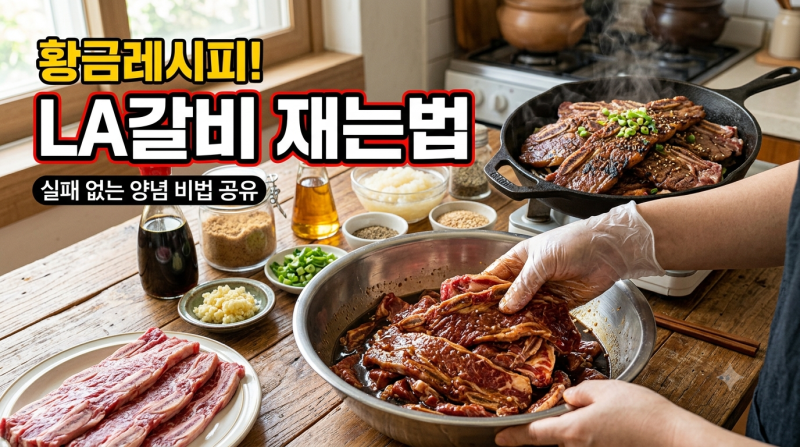 명절과 특별한 날 핏물 빼기부터 황금 비율 양념까지 실패 없는 LA갈비재는법