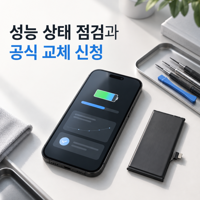 아이폰 배터리 교체 완충 500회와 1000회 기준 중 내 폰은 어디일까?