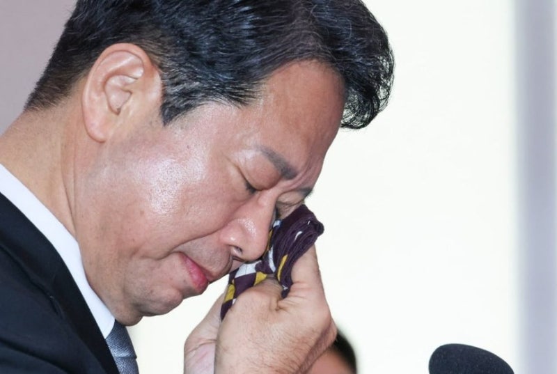 눈물까지 흘렸는데 결국 20일 만에 사라진 후보자