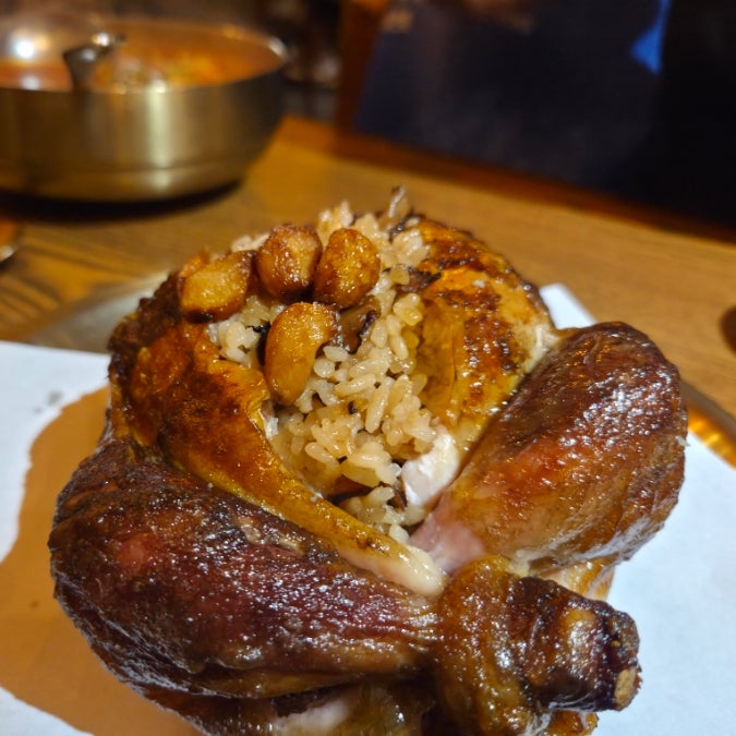 계류관 신당 맛집 장작구이 치킨 바베큐통닭 술집 닭개장 막걸리 먹음 저녁웨이팅없이 방문