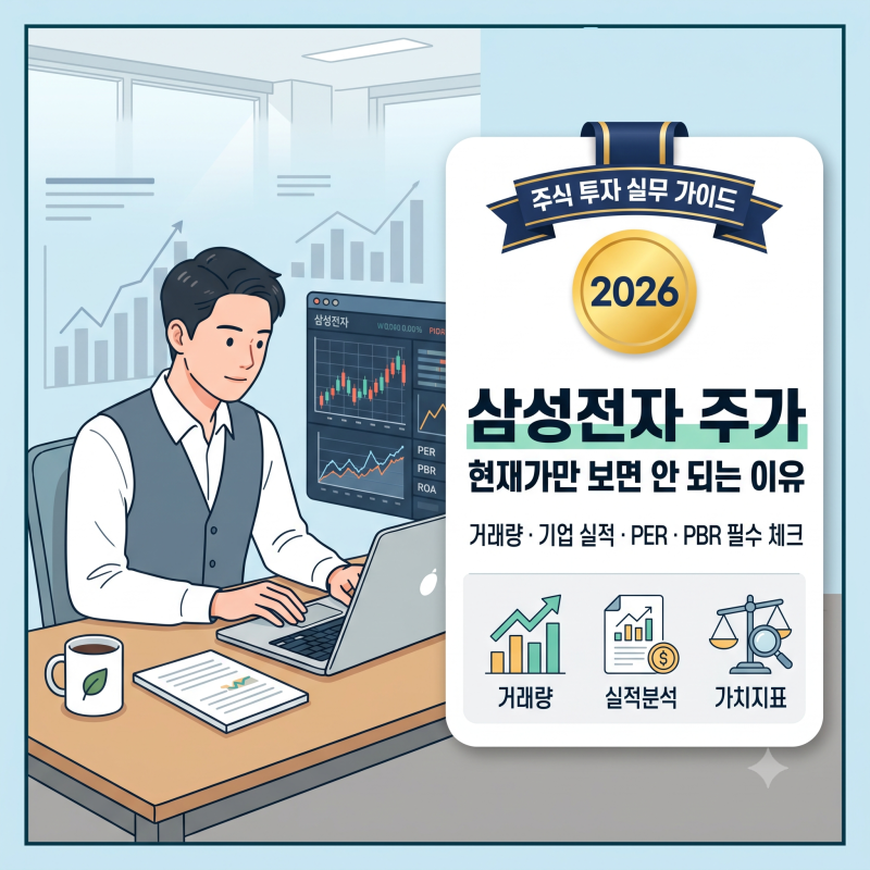 삼성전자 주가 확인할 때 현재가만 보면 안 되는 이유