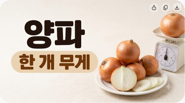양파 한개 무게 몇 g일까? 크기별 무게와 요리할 때 계량하는 방법