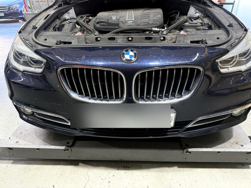 순천 BMW 5GT 엔진오일 교환, 에어컨필터까지 함께 점검했습니다 (H모터스)