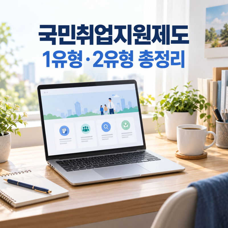 국민취업지원제도 1유형 2유형 차이와 구직촉진수당 참여 요건 총정리