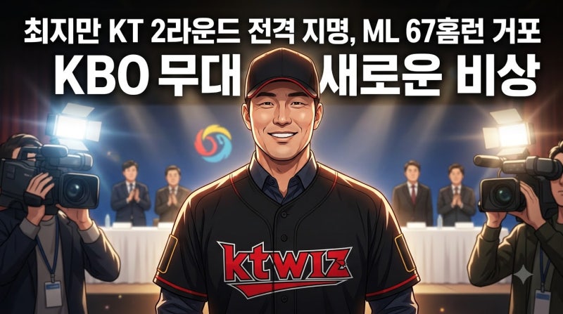 최지만 KT 위즈 전격 지명 | KBO 드래프트 2R 15순위 울산 웨일즈 거쳐 국내 복귀 중심 타선 기대