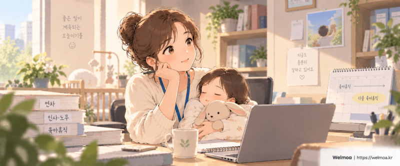 육아휴직 중 못 쓴 연차는 사라질까? 복직 없이 휴직을 연달아 쓰는 경우