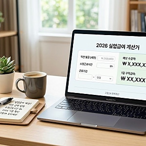 2026 실업급여 계산기 세전 세후 차이와 오차 줄이는 핵심 3가지
