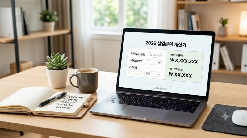 2026 실업급여 계산기 세전 세후 차이와 오차 줄이는 핵심 3가지