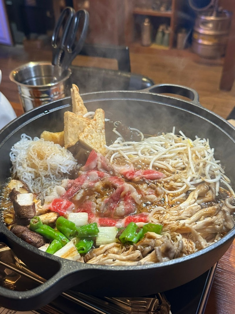 부산 수영역 술집추천 / 수영 스키야키 맛집 백화 수영본점