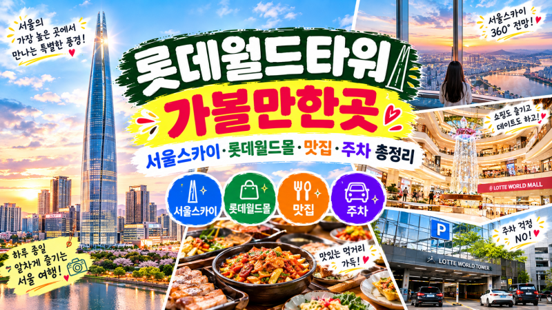 Things to Do at Lotte World Tower | Seoul Sky, Lotte World Mall, Restaurants, and Parking Guide