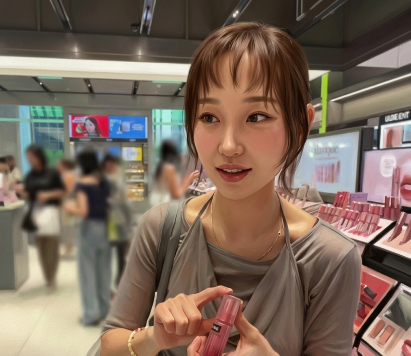 류혜영 틴트 이 컬러였어? 요 색은 진짜 탐나네요